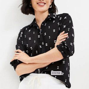 NEW LOFT  NWT Medium Clip Everyday Shirt